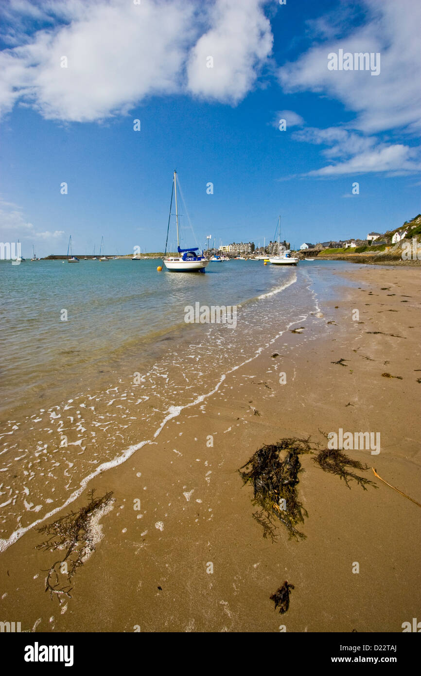 A view of Barmouth Harbour Stock Photo