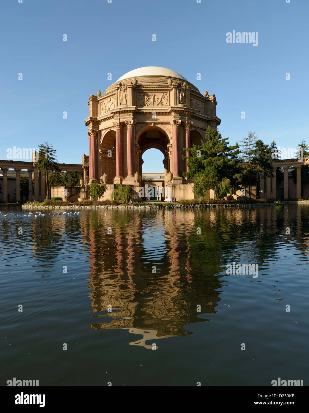 The Palace of Fine Arts, San Francisco, California, USA Stock Photo