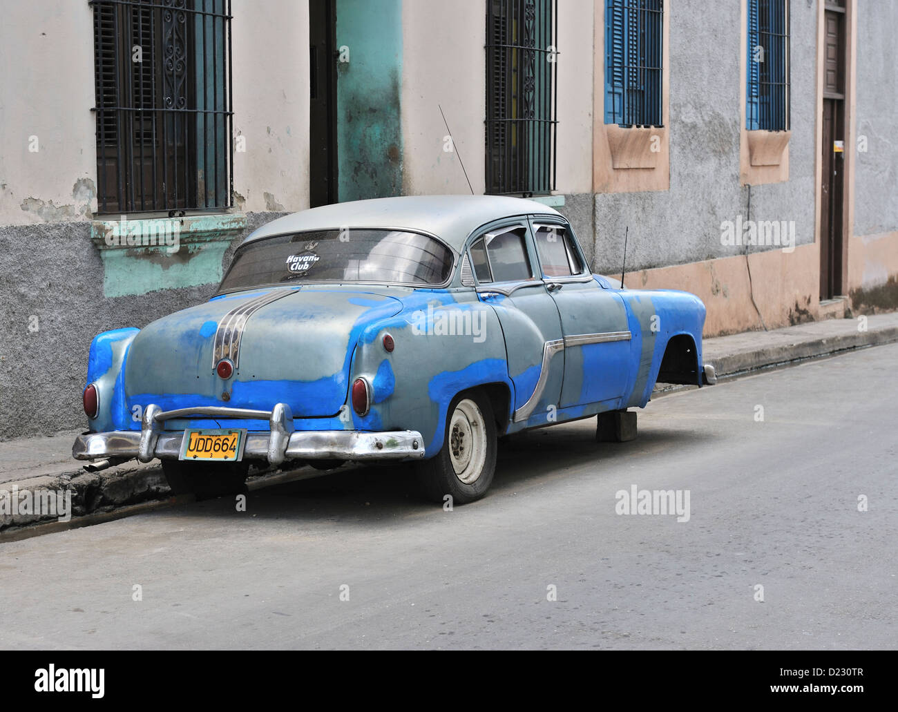 Old car, Santiago de Cuba Stock Photo Alamy