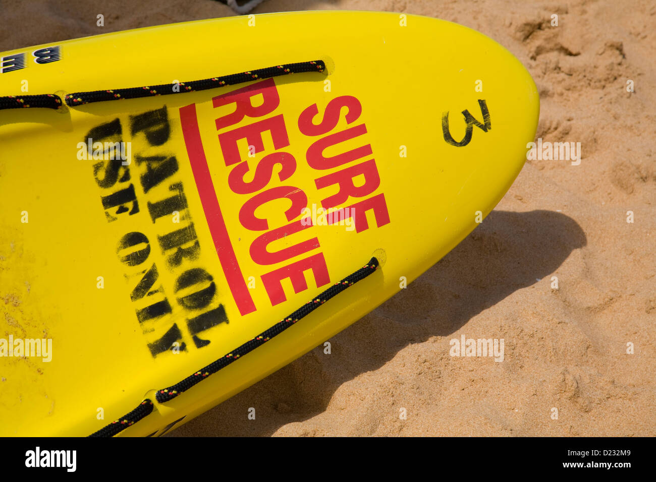 surf rescue surf board,sydney Stock Photo