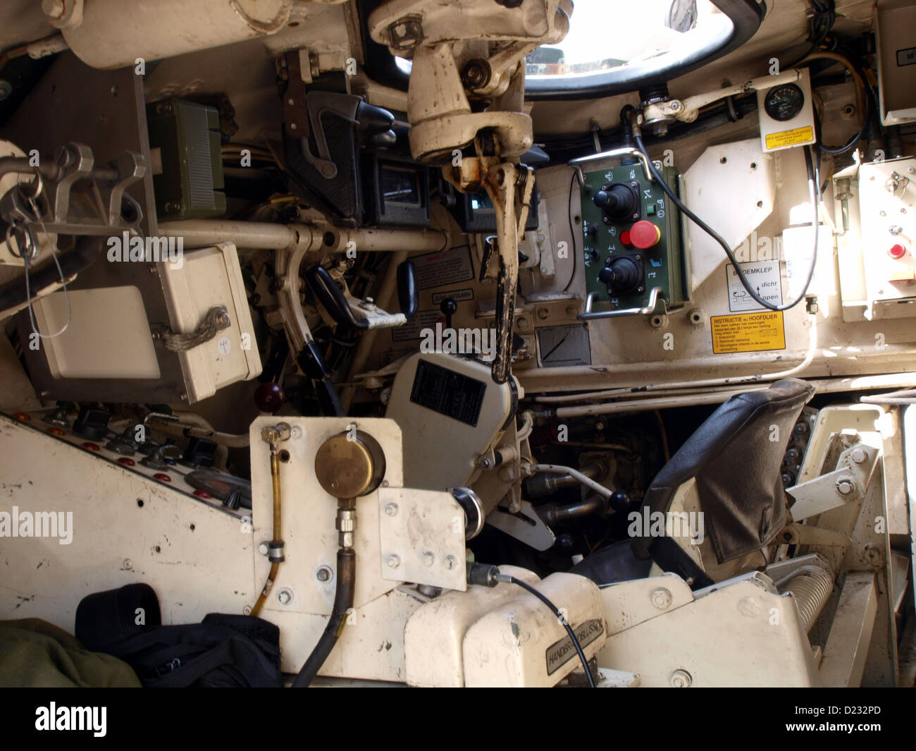 Army Open Day 2012 in the Netherlands Oirschot, Leopard 1 ARV tank Stock Photo