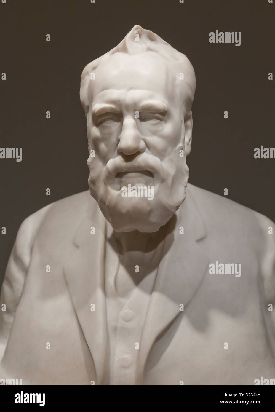 Alexander Graham Bell sculpture by Moses Wainer Dykaar, 1922 Stock Photo
