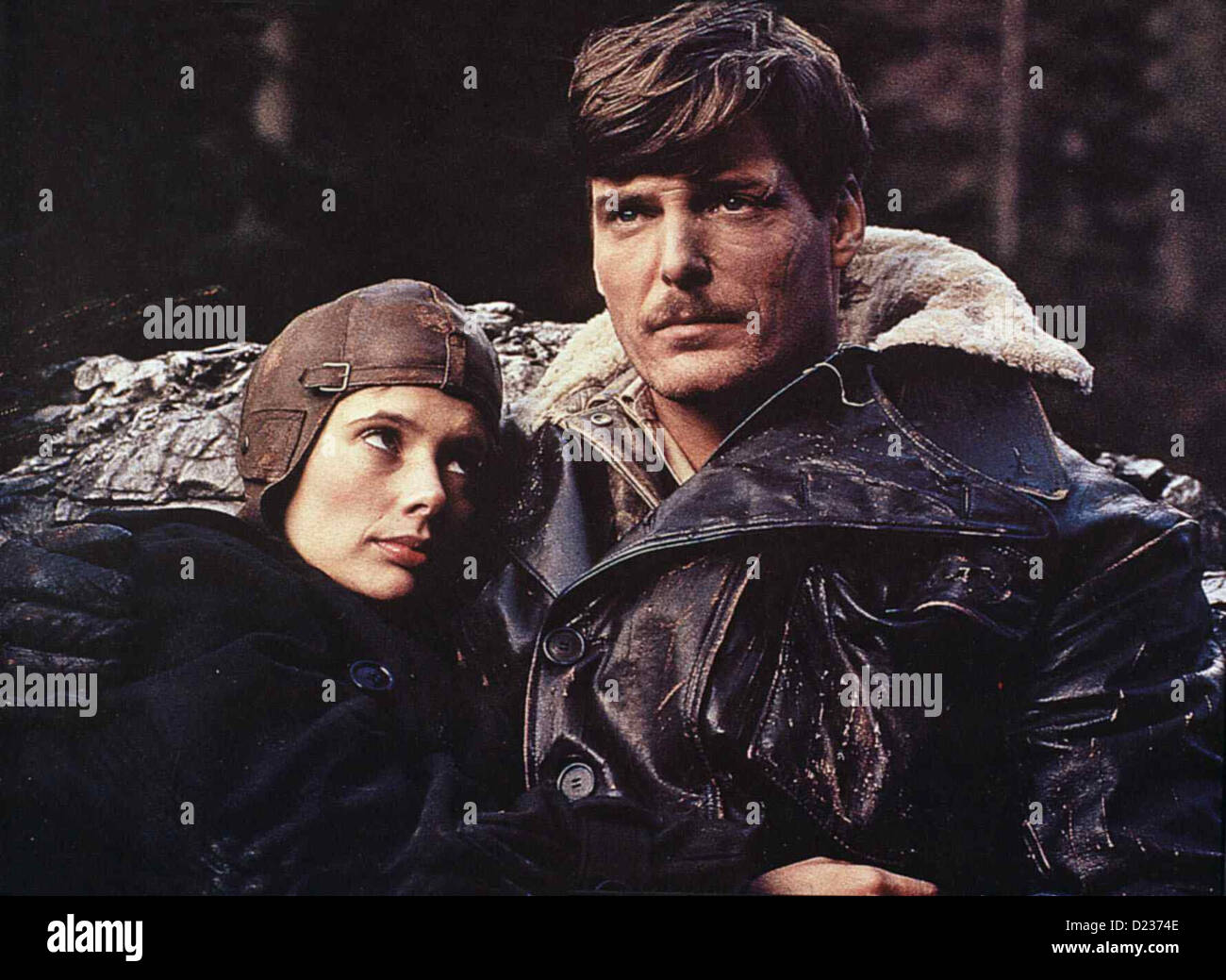 Absturz In Der Wildnis  True Heart  Rosanna Arquette, Christopher Reeve Nach vielen Auseinandersetzungen und dem Kampf ums Stock Photo