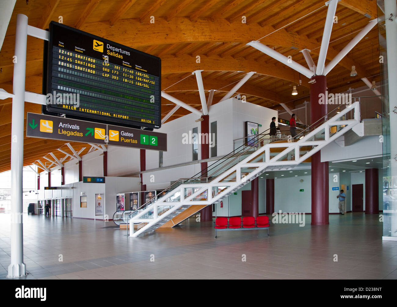 Interior of Chacalluta Airport, Arica, Chile Stock Photo Alamy