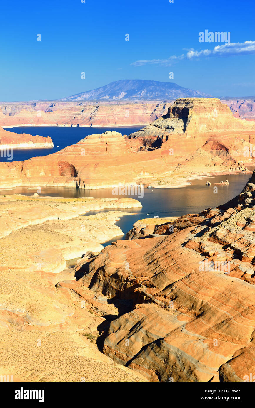 lake Powell and Glen Canyon, Arizona and Utah, USA Stock Photo