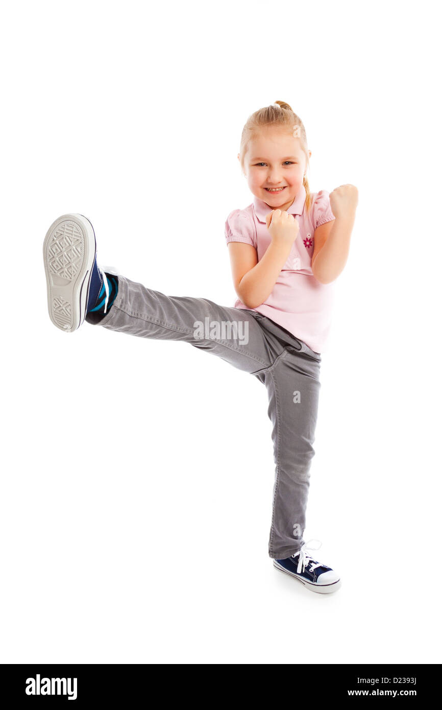 Kick child foot girl hires stock photography and images Alamy