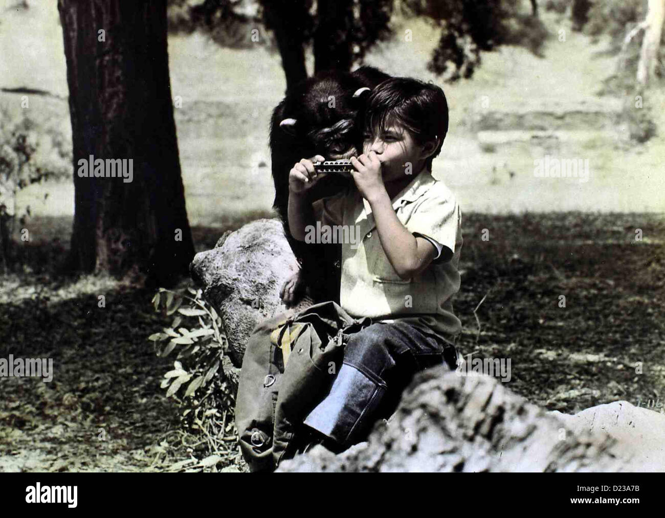 Meine Freundin Taffy Taffy Jungle Hunter Manuel Padilla Beau (Manuel Padilla) mit seinem Affen