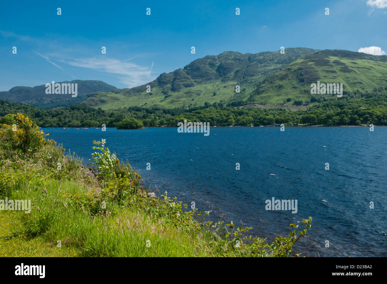 Loch Earn nr St Fillans Perth & Kinross Scotland Stock Photo