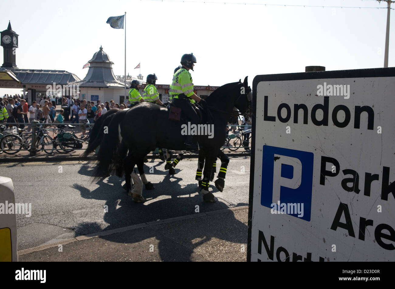 Mounted police protest horse hi-res stock photography and images - Alamy