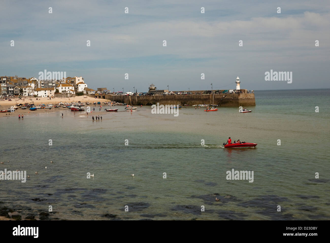 Harbour view at St Ives, Cornwall Stock Photo