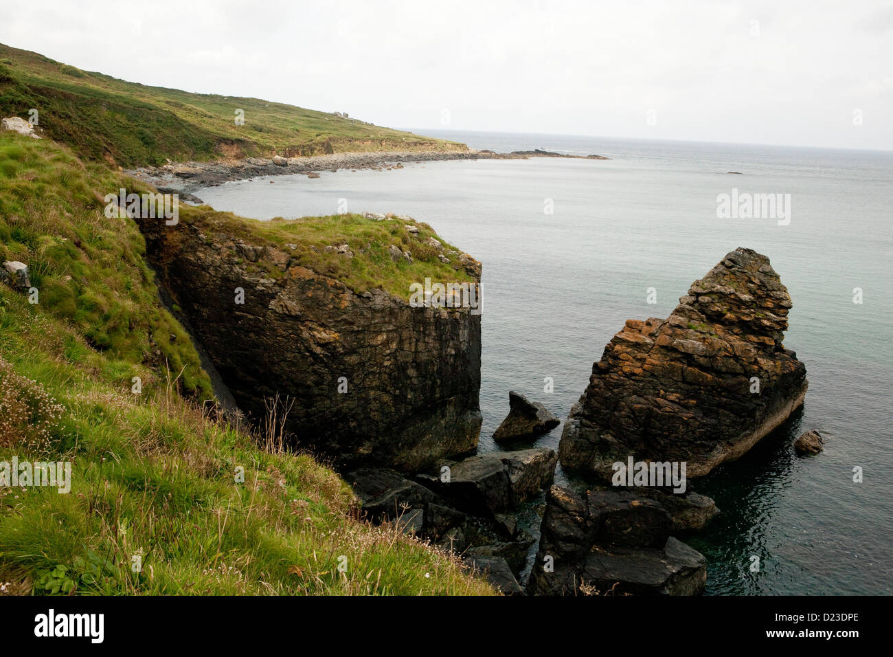 Coastal views at St Ives, Cornwall Stock Photo