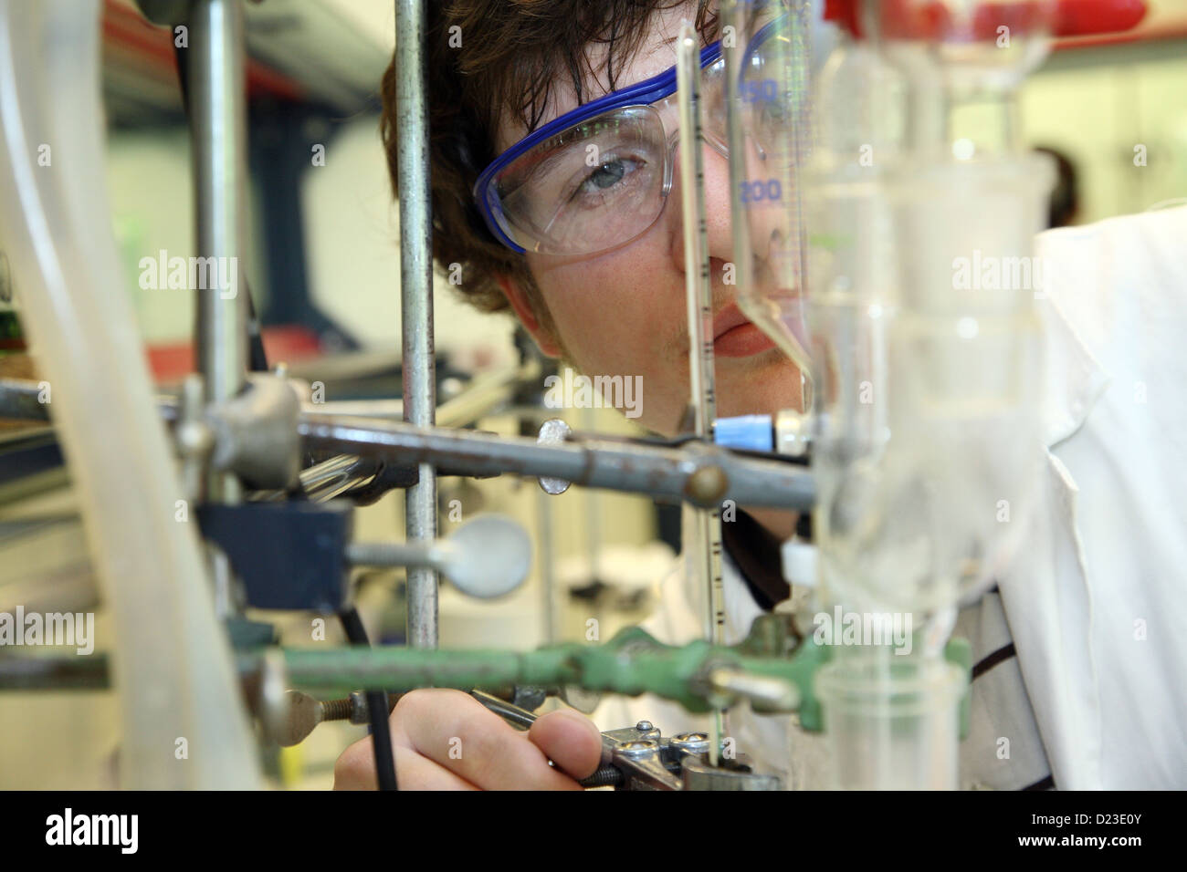 Berlin, Germany, Trainee laboratory assistant in the chemistry lab
