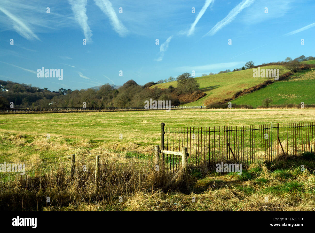 Countryside Between Newport And Caerleon Monmouthshire South Wales Uk Stock Photo Alamy