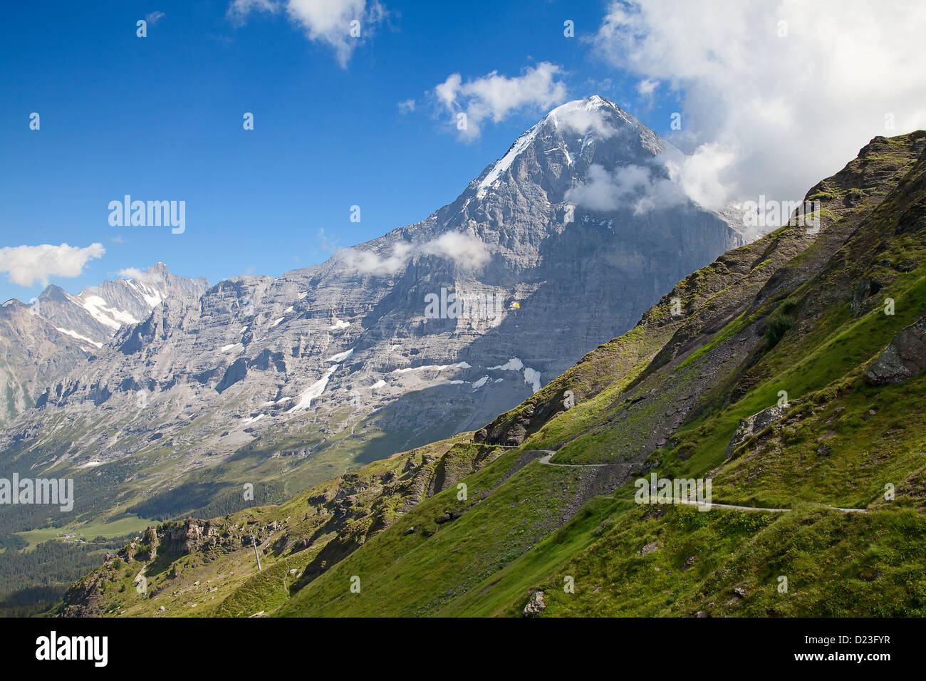 Famous mount Eiger in the Jungfrau region Stock Photo - Alamy