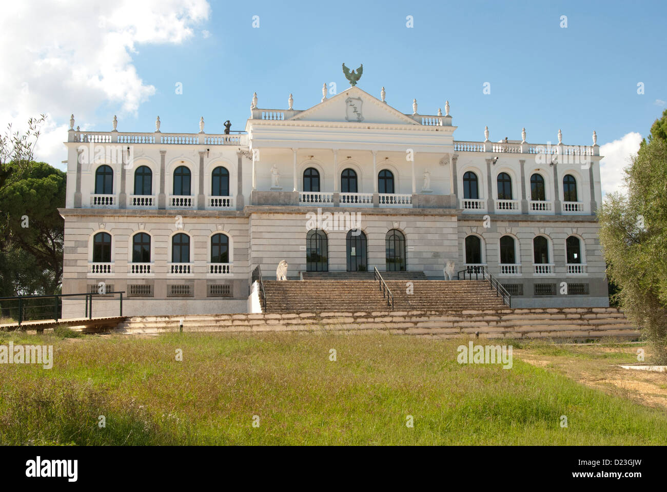 The acebron palace in National park coto doñana Stock Photo