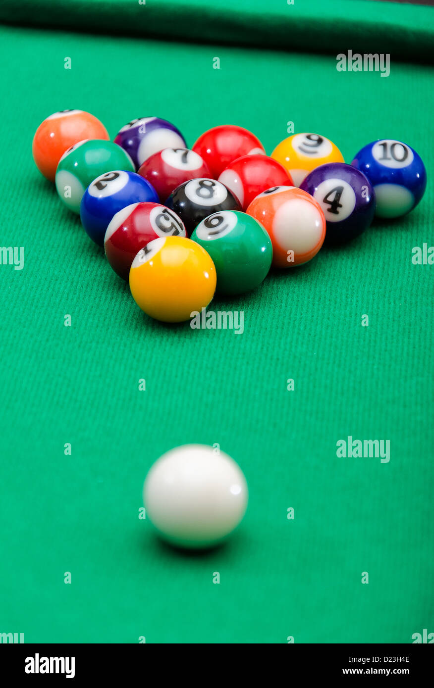 Pool balls with numbers hires stock photography and images Alamy