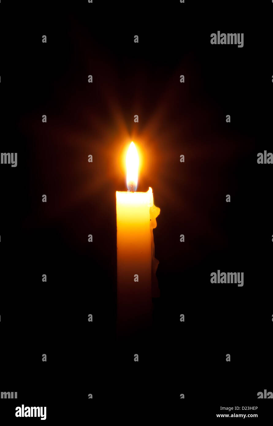 Light Rays From Candle Long exposure candle with rays Stock Photo - Alamy