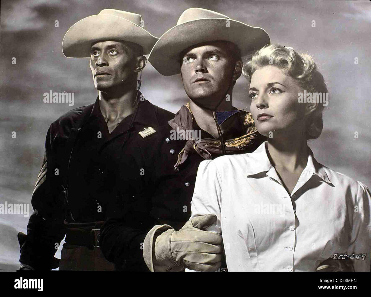 WOODY STRODE SERGEANT RUTLEDGE 1960 ACTOR 8x10" HAND COLOR TINTED PHOTOGRAPH