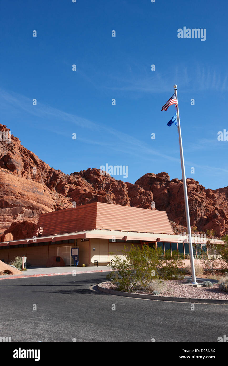 valley of fire state park visitors center nevada usa Stock Photo