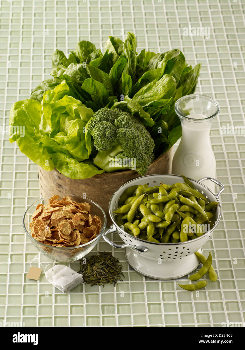 Vitamin K Foods Stock Photo