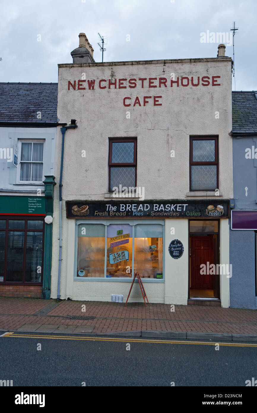 New Chester House Cafe now the bread basket in Holyhead Stock Photo Alamy