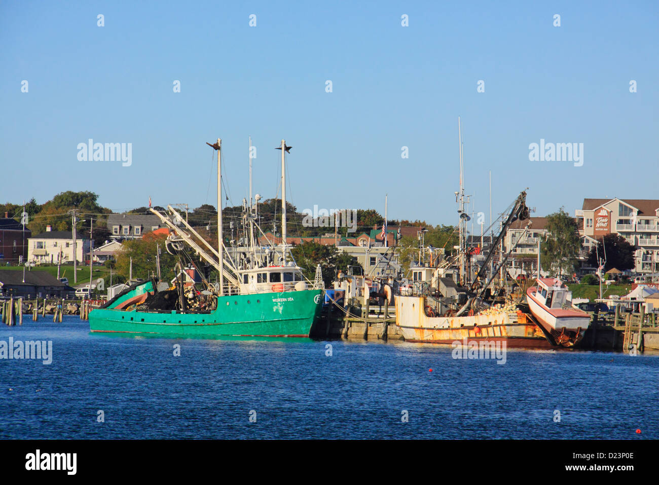 Harbor, Rockland, Maine, USA Stock Photo Alamy