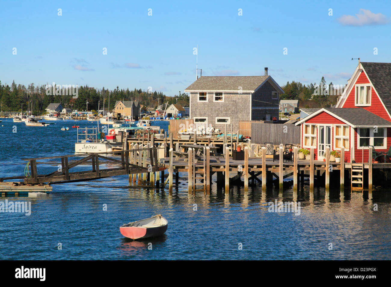Carvers Harbor, Vinalhaven, Maine, USA Stock Photo Alamy