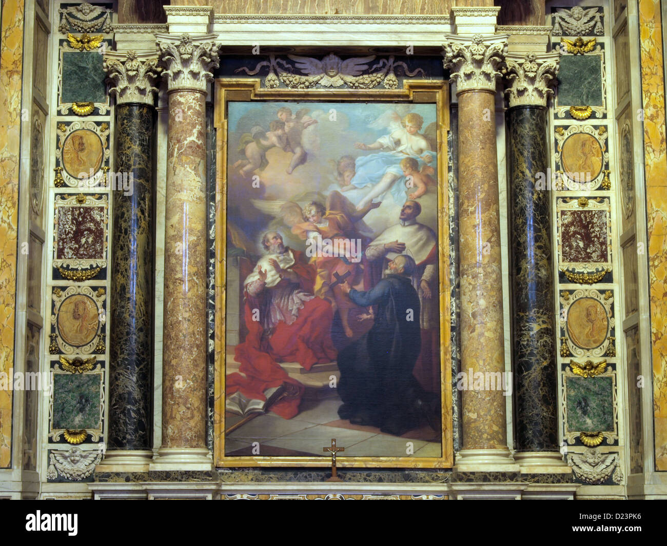 Sant'Andrea della Valle (Rome)The altarpiece by Francesco Manno (1754 ...