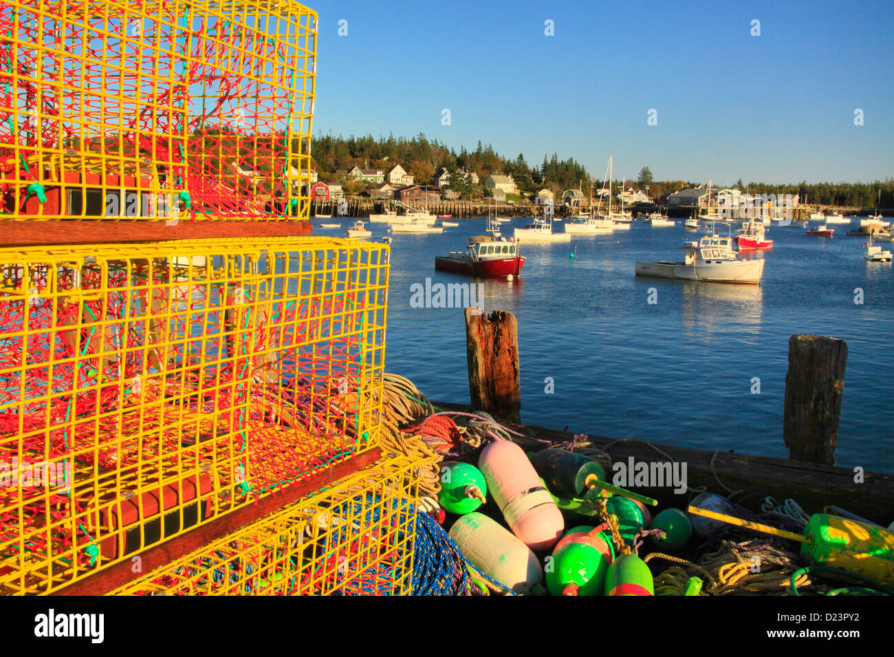 Carvers Harbor, Vinalhaven, Maine, USA Stock Photo Alamy