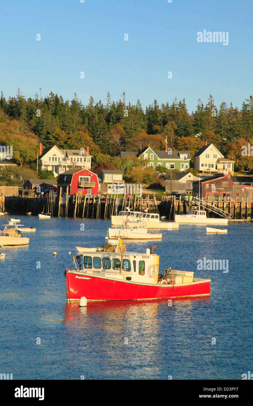 Carvers Harbor, Vinalhaven, Maine, USA Stock Photo Alamy