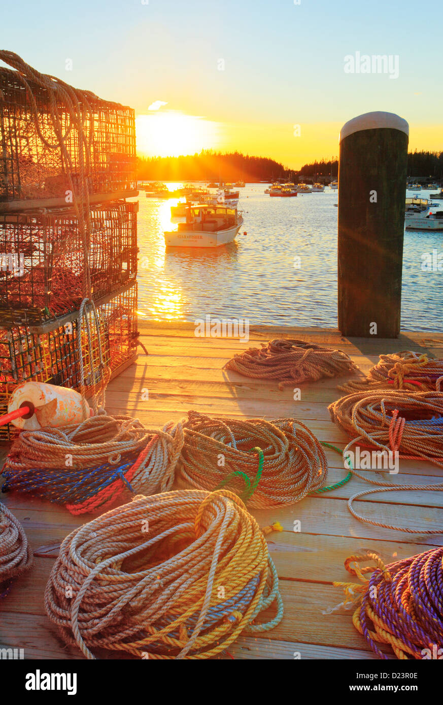Carvers Harbor, Vinalhaven, Maine, USA Stock Photo Alamy