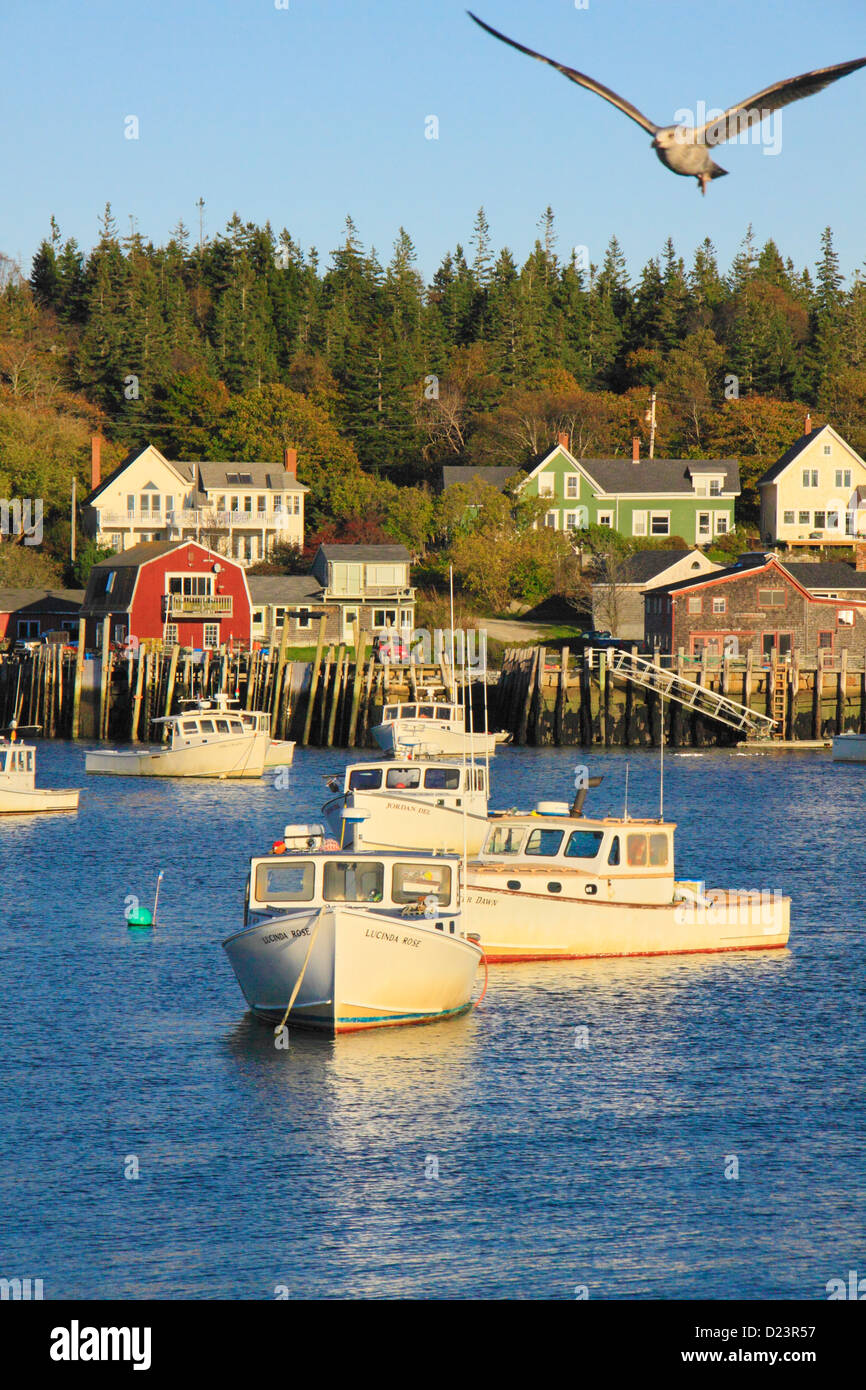 Carvers Harbor, Vinalhaven, Maine, USA Stock Photo Alamy