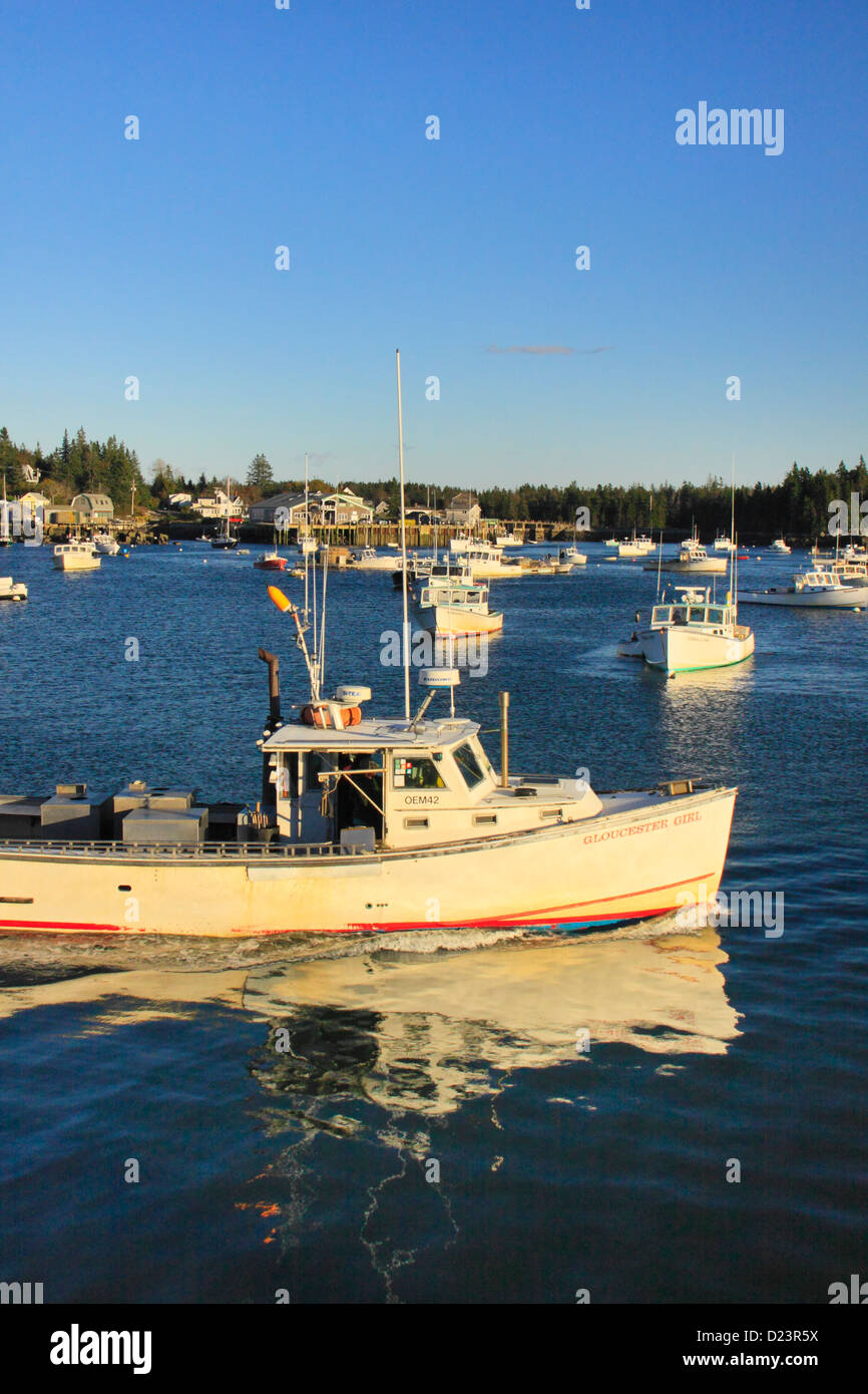 Carvers Harbor, Vinalhaven, Maine, USA Stock Photo Alamy