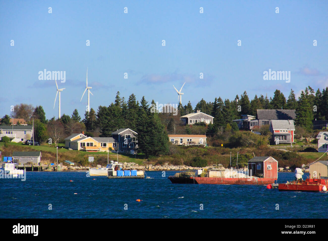 Fox Islands Electric Cooperative Wind Turbines, Vinalhaven Island