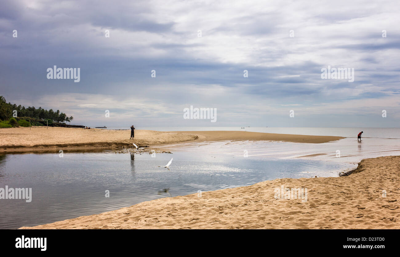 Thottada Beach At Sunset And At High Tide Thottada Village Is 10 Km 