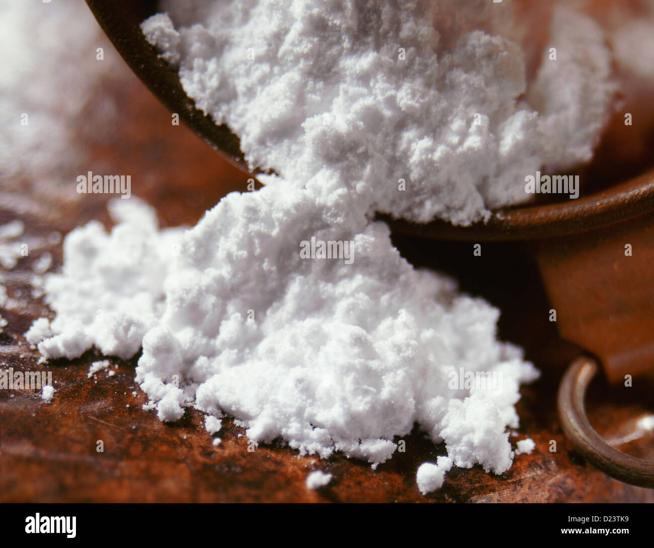 Vitamin glutamine powder Stock Photo