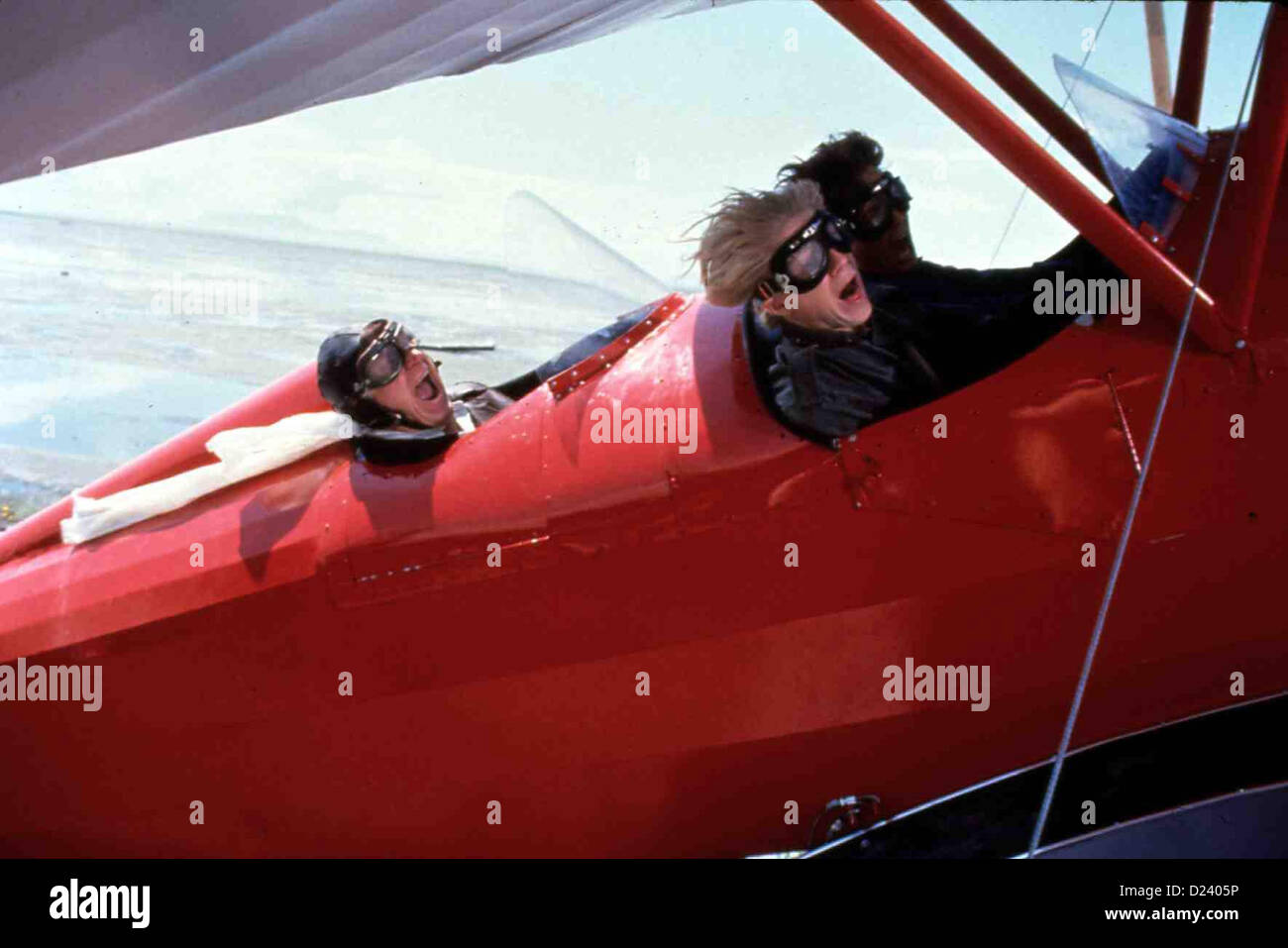 Der Rote Doppeldecker  Sky High  James Whitmore, Anthony Rapp, Damon Martin Von dem ehemaligen Stuntpiloten Gus Johnson (James Stock Photo