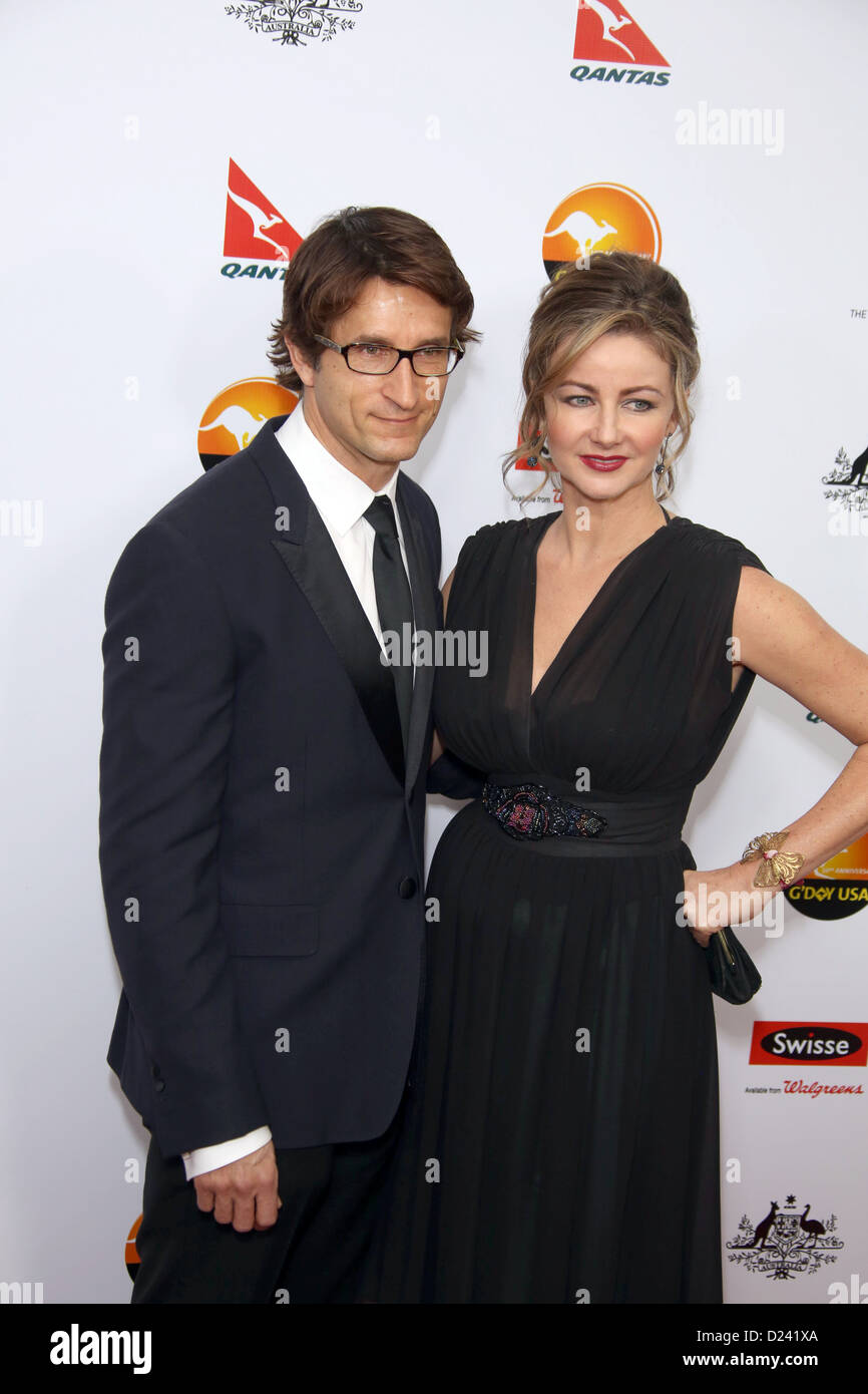 Actor Jonathan LaPaglia And His Wife Actress Ursula Brooks Attend The G actor-jonathan-lapaglia-and-his-wife-actress-ursula-brooks-attend-the-g