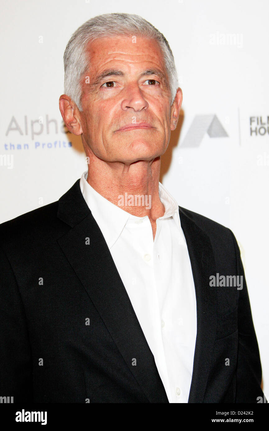 James Nachtwey attends the Cinema For Peace Foundation's 2013 Gala For Humanity at Beverly Hills Hotel on January 11, 2013 in Beverly Hills, California. Stock Photo
