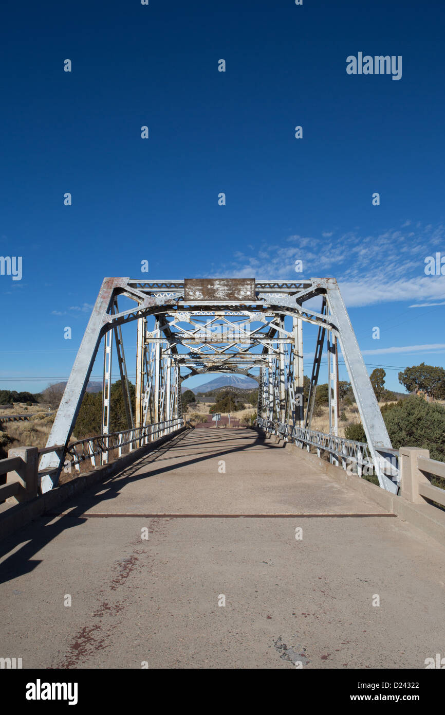 Disused bridge on the old Route 66, Winona, Arizona Stock Photo Alamy