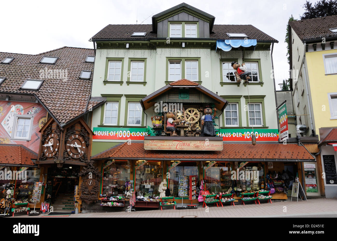 House Of 1000 Clocks Triberg Black Forest Germany Stock Photo Alamy
