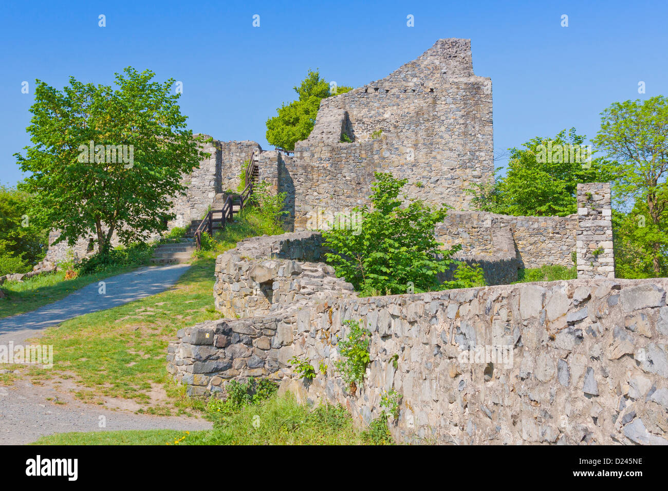 Germany, View of Lowenburg Castle Stock Photo