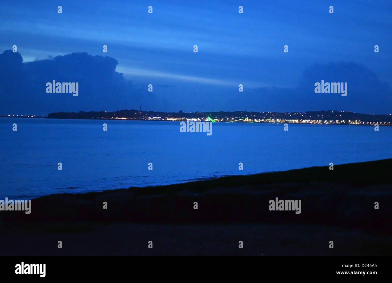 Weymouth at Dusk Stock Photo Alamy