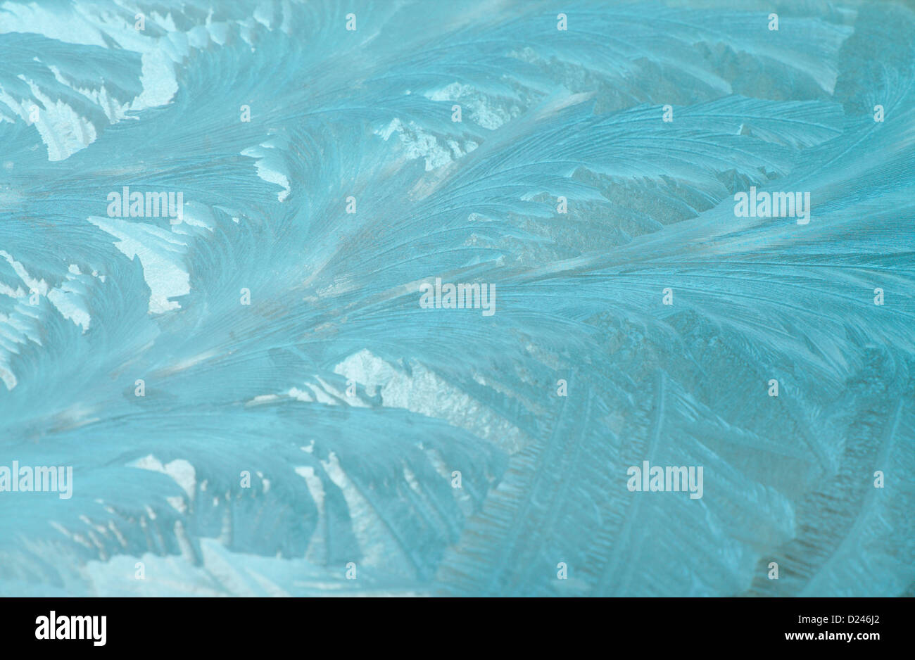 Ice on Glass Stock Photo Alamy