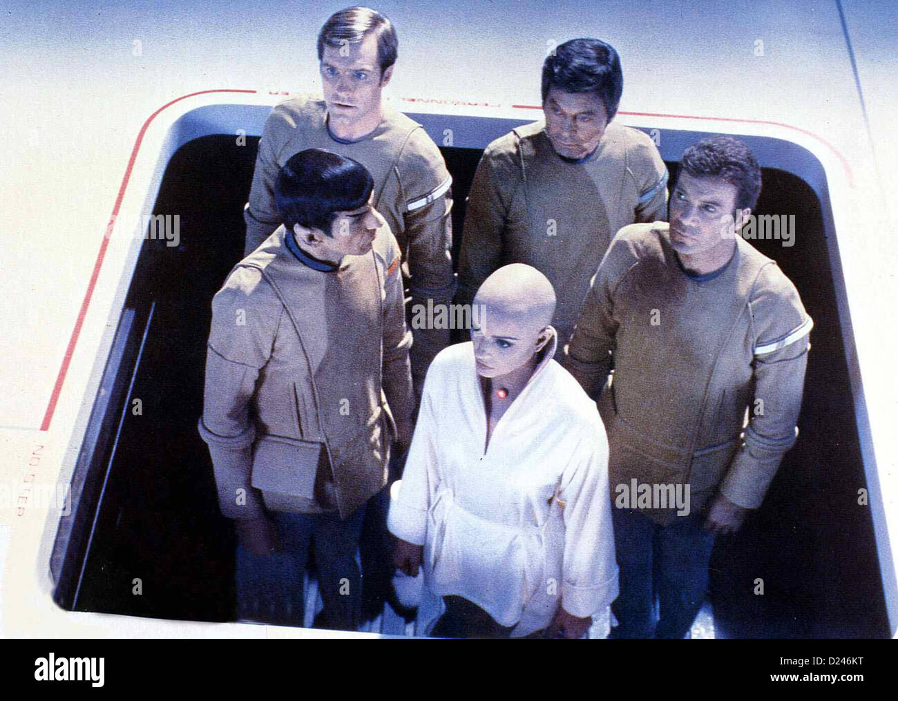 Star Trek - Der Film  Star Trek: Motion Picture  Leonard Nimoy, Stephen Collins, Persis Khambatta, DeForest Kelley, William Stock Photo