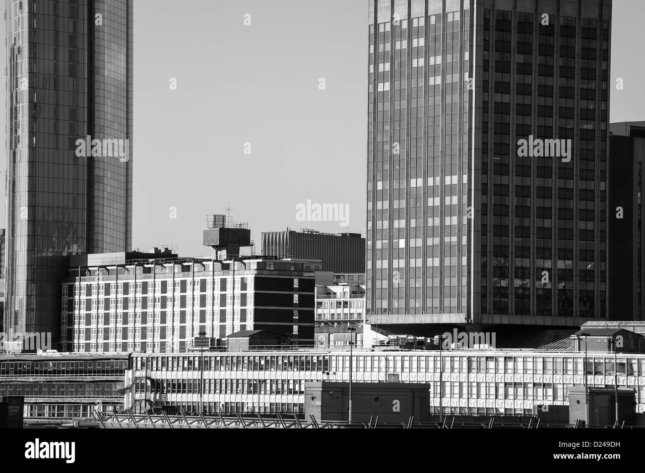 Birmingham city centre skyline, UK Stock Photo