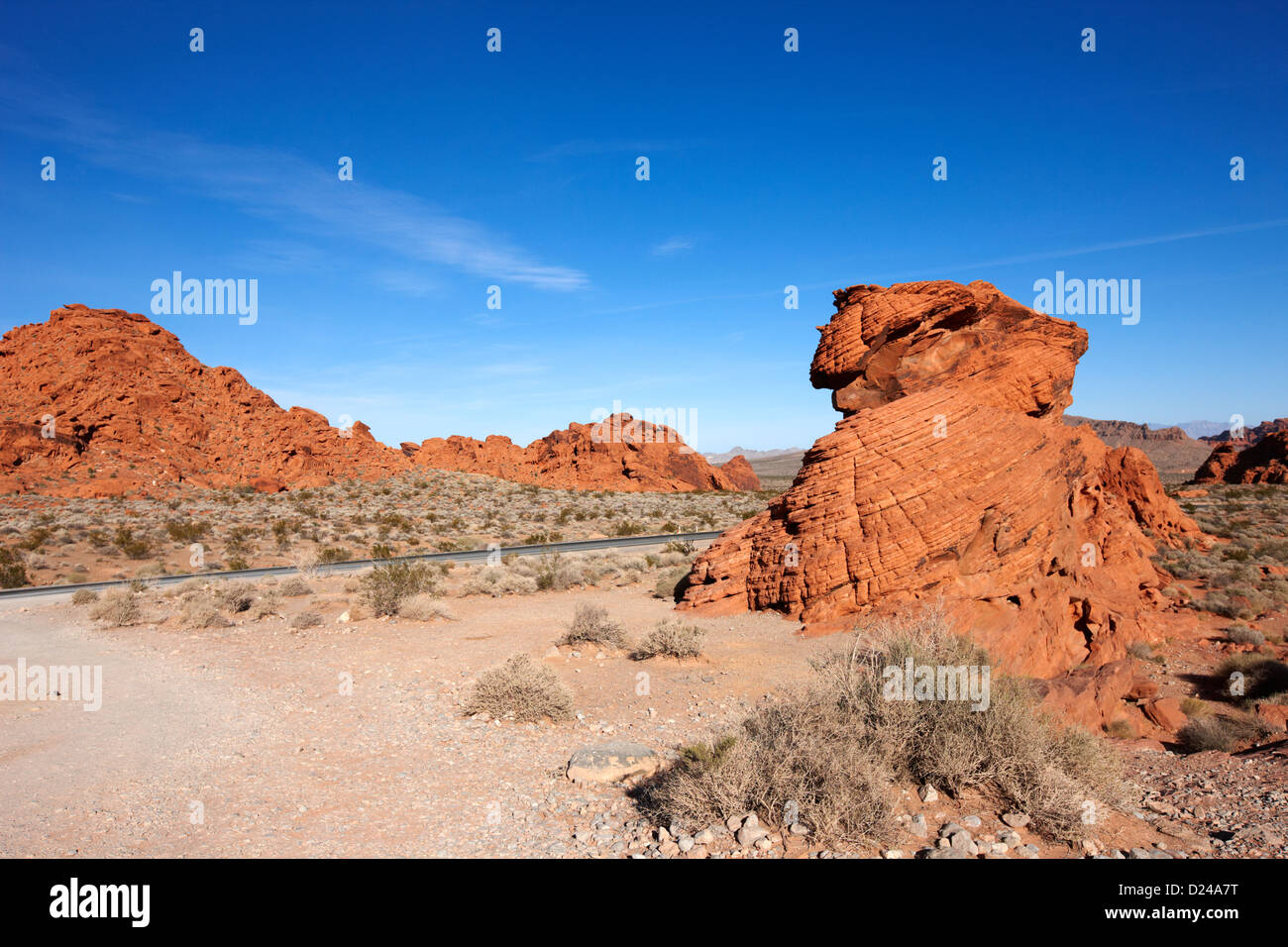 beehives sandstone formations in valley of fire state park nevada usa Stock Photo