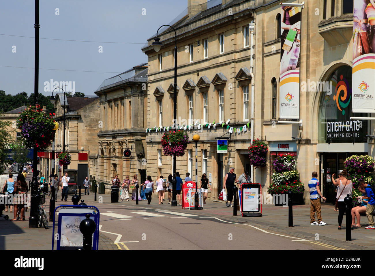 The High Street in Chippenham, Wiltshire, England Stock Photo Alamy