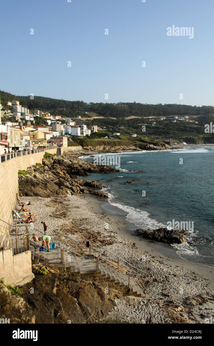 Coastline of Caion - Galicia, Spain Stock Photo