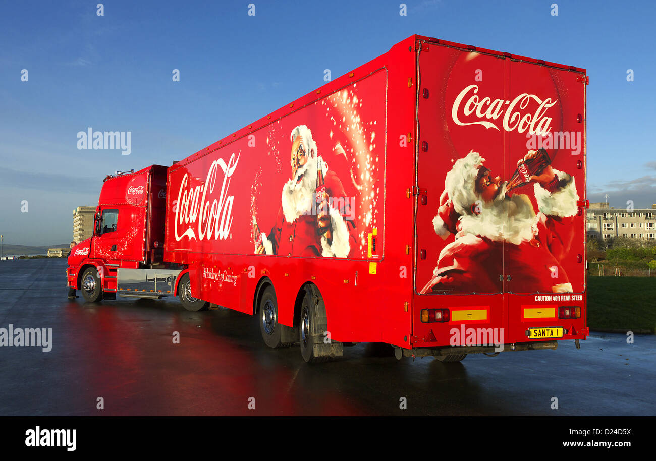 Coca Cola publicity truck. Stock Photo